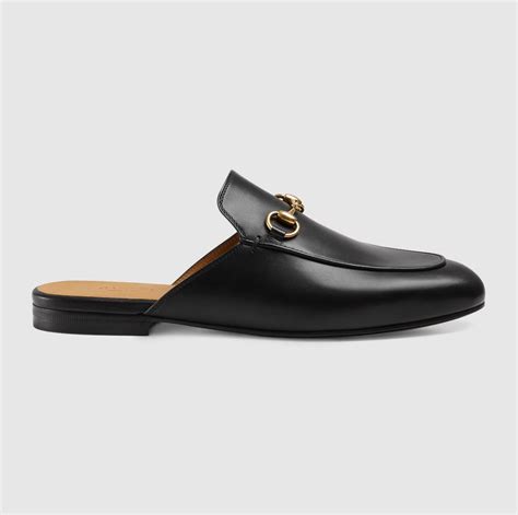 gucci princetown velluto|gucci black leather slippers.